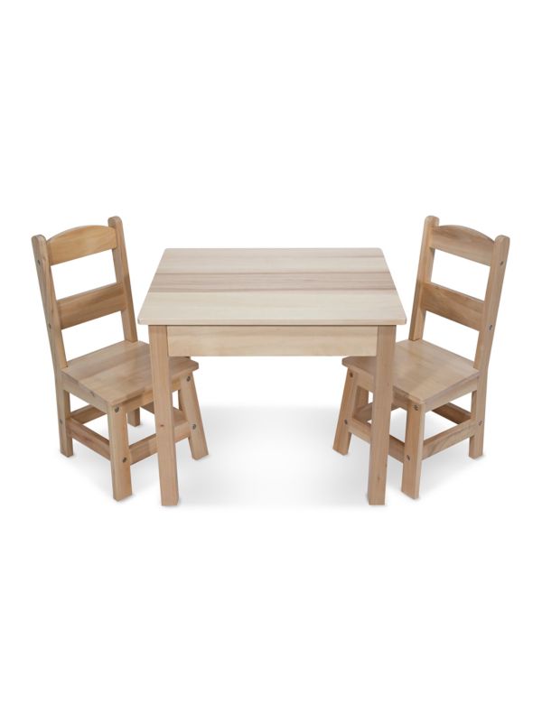 Melissa & Doug Wooden Table & Chairs